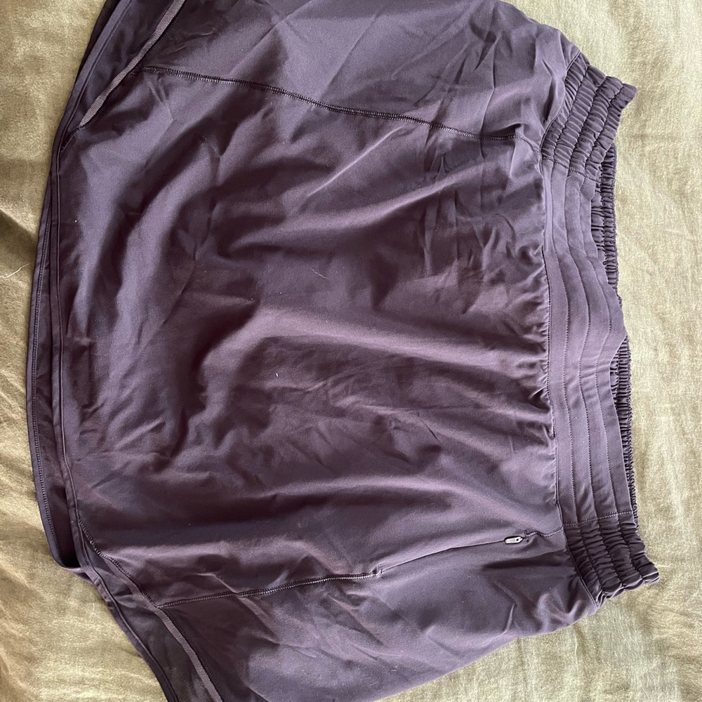 lululemon athletica Purple Mini Bubble Skirt with Ruched Style for Athletic Wear